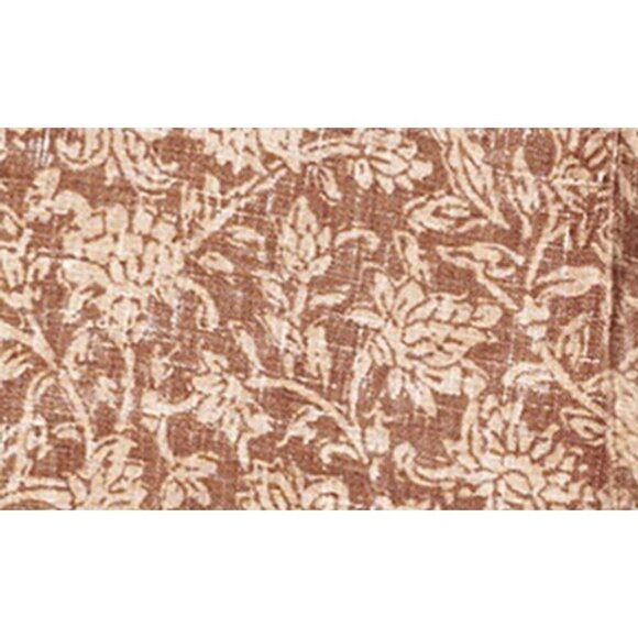 💕FAHERTY💕 Ashley Linen Dress ~ Bronze Riviera Floral XS NWT - Picture 7 of 16